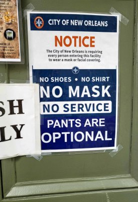 Sign on Pirate's Alley Cafe