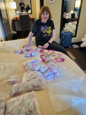 Sorting Beads for the KOE Parade