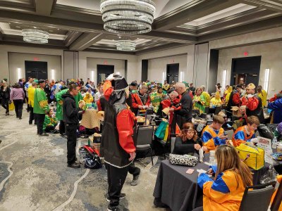 Preparing for Okeanos Parade Ride
