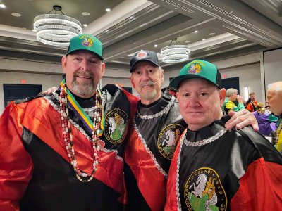 Bill with 2 Okeanos Black Sheep FLoat Lieutenant's
