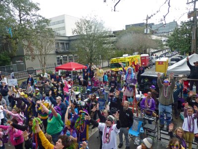 More crowds on St. Charles