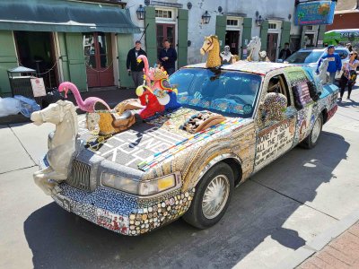 Car on Bourbon St.
