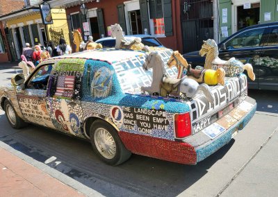 Car on Bourbon St.