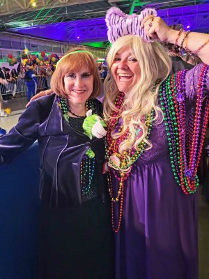 Susan & Paige on the Orpheus Parade Route