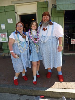 Costumes on Bourbon St.