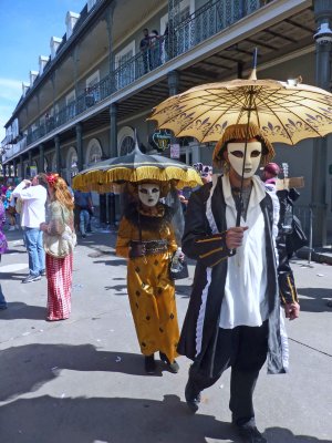 Costumes on Bourbon St.