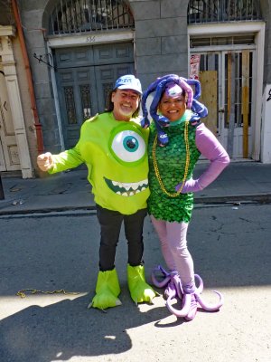 Costumes on Bourbon St.