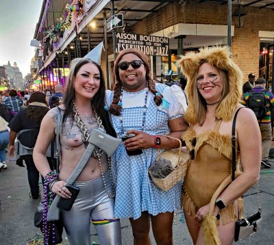 Bourbon St. on Fat Tuesday