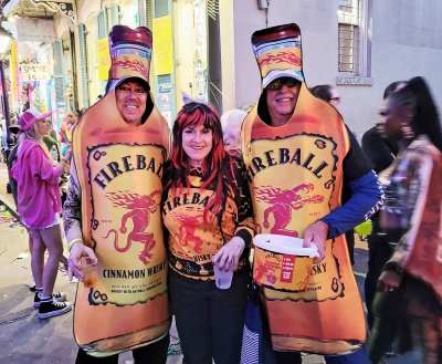 Bourbon St. on Fat Tuesday