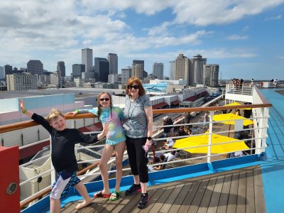 Preparing to Sail Away from New Orleans