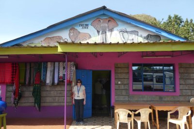 Bathroom stop in Kenya