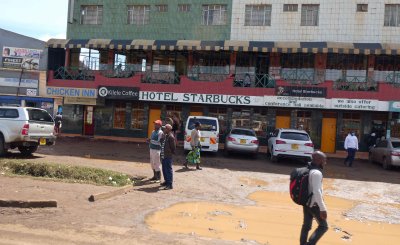 Hotel means cheap cafe-restaurant in Kenya