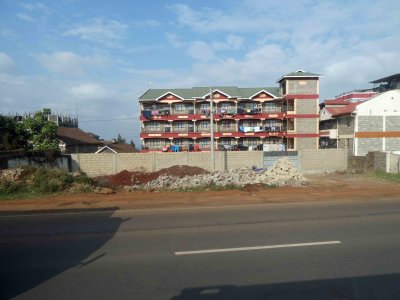 New apartments are being built every day on the outskirts of Nairobi