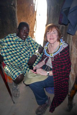Inside Maasai Hut