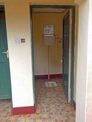 Typical toilet in much of Tanzania