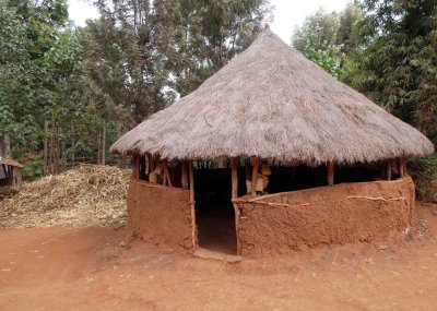 A traditional Iraqw tribal hut in Tanzania