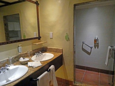 Double sinks in our room at Ngorongoro