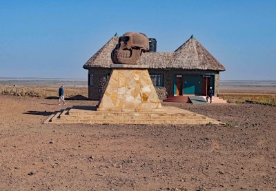  Olduvai Gorge Monument sits at the turnoff to Olduvai Gorge 