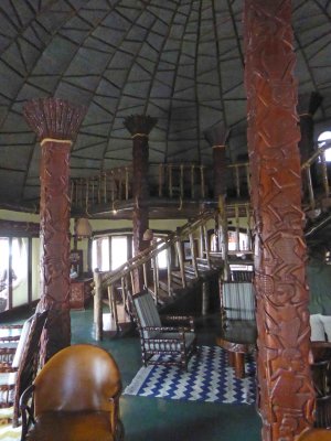The bar at Serengeti Serena Lodge