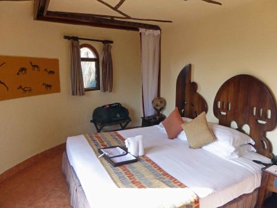 Our room at Serengeti Serena Lodge