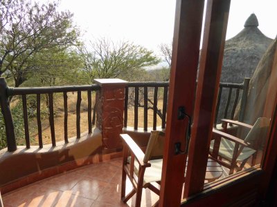 Our balcony at Serengeti Serena Lodge