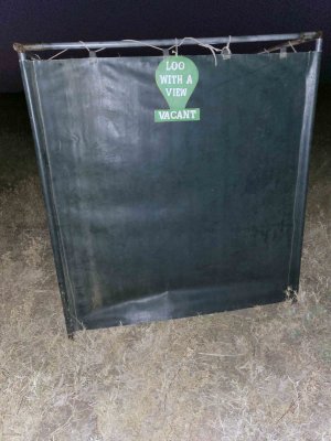 Bathrooms at Serengeti balloon launch site