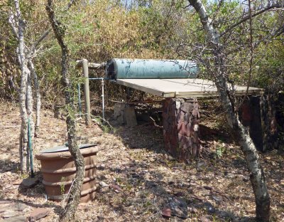 Solar hot water heater provides plenty hot water