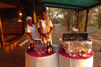 The Sundowner is a happy hour at sunset in Africa