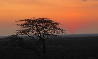 Sunset only lasts 7 minutes this close to the equator