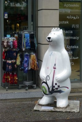 One of 500 'Buddy Bears' in Berlin, Germany