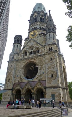 The Kaiser Wilhelm Memorial Church was originally built in the 1890s