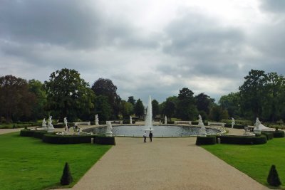 Statues around Sanssouci Palace Fountain