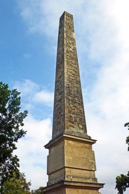 Obelisk erected at the eastern entrance to Sanssouci Park in 1747