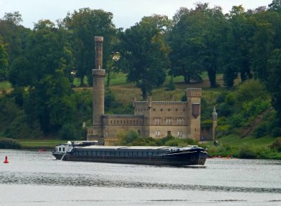 Steam-powered pump house (1841-1843) on the Havel River was built at the request of Frederick Wilhelm IV