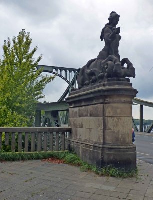 The West Berlin side of the Glienicke Bridge where Gary Powers was exchanged for a captured soviet spy