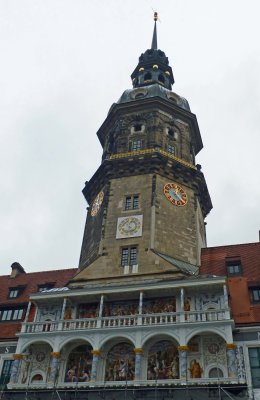  The clock tower of the Dresden Castle was finished in 1676 and afforded watchmen an unobstructed view of the city