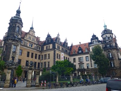 Back entrance to Dresden Castle