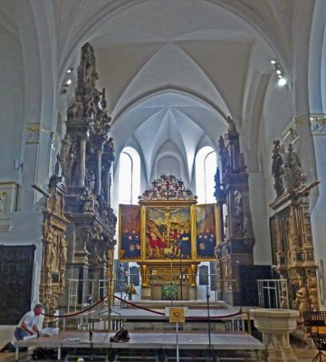 The Altar in the Church of St. Peter and Paul