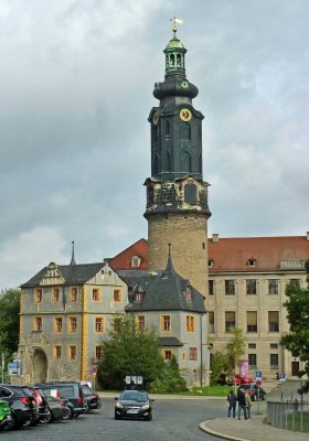 Weimar Castle has been developed from a 10th Century moated castle over 500 years