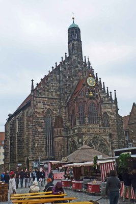 The Church of Our Lady (Frauenkirche) was consecrated in 1358 in Nuremberg, Germany