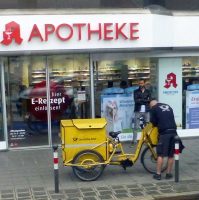 German Postman in Nuremberg