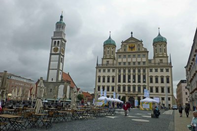 The Town Hall of Augsburg was built between1615–1624 and renovated in the 1980's