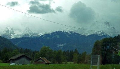 Snow on the Bavarian Alps