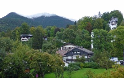 The view from our hotel room in Garmisch-Partenkirchen, Germany