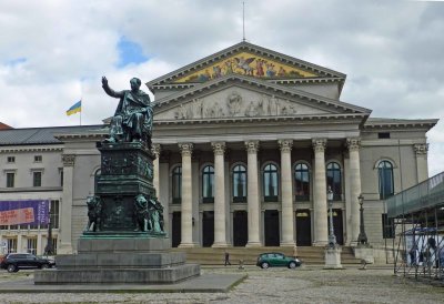  The National Theatre in Munich, Germany, is the home of the Bavarian State Opera, Orchestra & Ballet