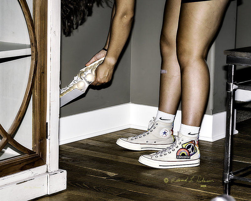 My Converse shoes were never this bright!
