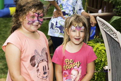 
Everybody got their face painted and cake!