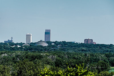 Taking a walk through Fontenelle Forest in Bellevue, NE. It was hot and humid, with two grand kids, 6 and 2, nothing but up and down on the trails and every once in a while you can get a glimpse beyond the normal 10 foot view. Here the Omaha, NE skyline comes into view!

An image may be purchased at http://fineartamerica.com/featured/omaha-canopy-edward-peterson.html?newartwork=true