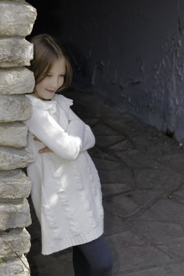 She is moving from that little girl stage to a young women stage shortly.