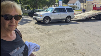 Liz With Tow Truck ~ Cohocton NY ~ 08301772dpi.jpg